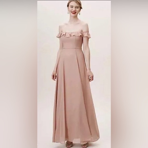 By Anthropologie BHLDN Macau Maxi Dress size 12 - Picture 3 of 6